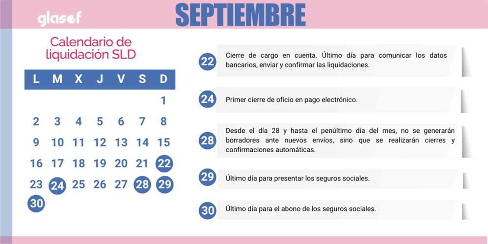 Calendario sld septiembre 2024