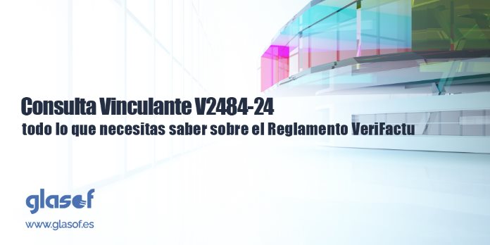 Consulta Vinculante V2484-24: Aplicación del Reglamento VeriFactu a desarrolladores de Software